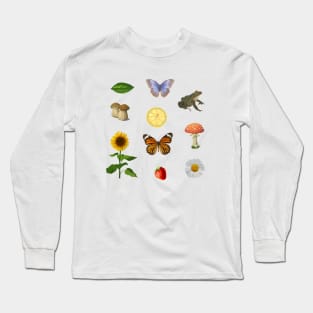 cottagecore sticker pack Long Sleeve T-Shirt